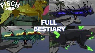 FIsch roblox THE DEPTHS full bestiary showcase