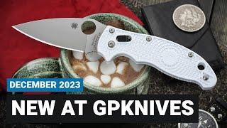 New at GPKNIVES | December 20, 2023 | EXCLUSIVE Spyderco, Guardian Tactical, RMJ, and More!