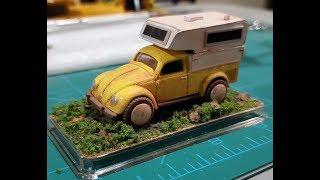 Custom Hot Wheels VW Beetle Camper