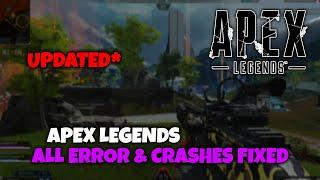 *2023* Apex Legends Fix All Error and Crashes | Freezing, Black Screen, Directx Errors