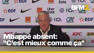 Didier Deschamps annonce la liste des joueurs en Ligue des nations et l'absence de Mbappé