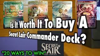 Is it Worth It To Buy "20 Ways To Win" | A New Secret Lair Commander Deck for Magic: The Gathering