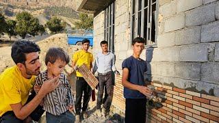 Collaboration of  Saleh,Asghar and Sadegh in Tiling Arslan’s House