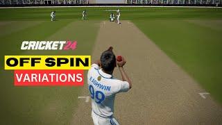 Off Spin Variations | Cricket 24 (Std Ctrl)