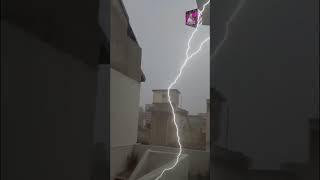 EXCLUSIVE: Torrential Downpours in North Karachi right now! | The IBBI Vlogs #reel #rain #karachi