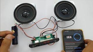 Direct Speaker To MP3 player | Direct Speaker MP3 USB Bluetooth Aux module connections and review