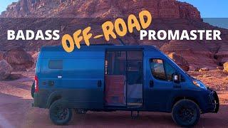 BADASS Lifted Promaster Van Conversion | Full Van Tour | Offroad Beast!