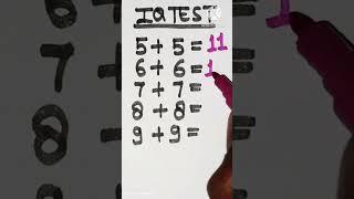 IQ test math #reasoning #maths #braintest #mathstricks #iqtest #logicriddles #mathpuzzle #iq