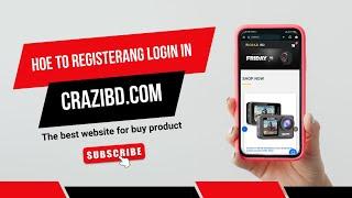 How to login and register crazibd.com