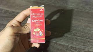 ZADY -200 || Azithromycin Oral Suspension IP  | use | Dose | In hindi  | A.M.K