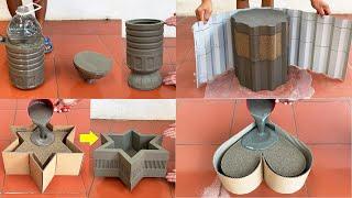 The most outstanding plant pot ideas for the garden - It's easy to make cement plant pots at home