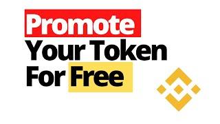 How To Promote Your Token Or Coin For Free - Cryptocurrency Marketing