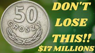 Ultra-Rare 50 Groszy Coin from Poland Coins That Could Change Your Life! Up to $4 Million Value!