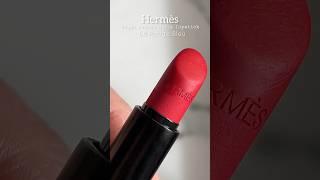 Hermès Rouge Mat Lipstick - 68 Rouge Bleu #hermes #luxurymakeup #lipstick