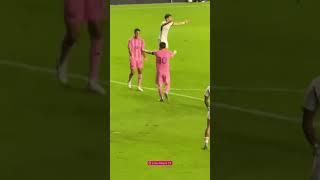 Inter Miami 1-1 Toronto FC Leo Messi’s reaction after scoring the goal #messi