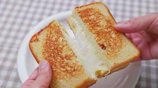 그릴드 치즈토스트 간단하게 만들기 : Grilled Cheese Toast