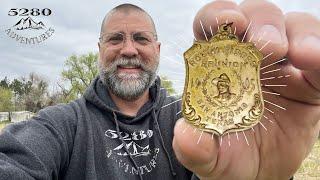  I CAN'T BELIEVE I Found This Historic Medal While Metal Detecting in Colorado!