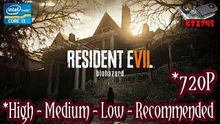 Resident Evil 7 (2017) GTX745 4GB I3 3220 720P Gameplay