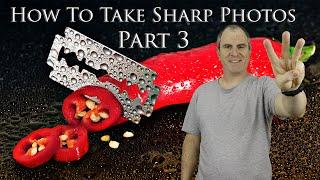 How To Take Sharp Photos - Part 3 Continuous Shutter Release