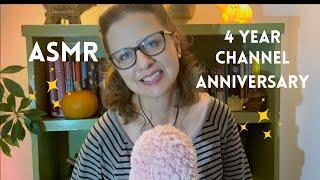 ASMR ️ 4-Year Channel Anniversary Ramble of Thanks (soft spoken + whispered)