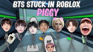 BTS stuck in ROBLOX Piggy ft. Oli London - BTS stickman Animation