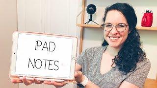 HOW TO TAKE NOTES ON AN IPAD |  Nursing and NP School Notes