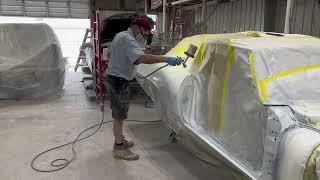 1969 Chevy Camaro Pace Car Paint Day MY LAST PAINT JOB - Blind Man Bondo Billy Master Painter