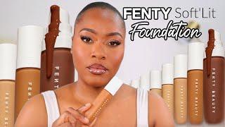 NEW FENTY BEAUTY SOFT’LIT LUMINOUS FOUNDATION REVIEW & WEAR TEST 2024