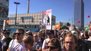 Die Linke. Berlin - Freiheit statt Angst 07.09.13 - Impressionen