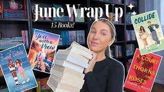 IM BACK! JUNE READING WRAP UP - 15 BOOKS