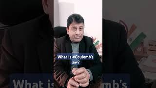 What is #Coulomb'slaw #electrostatics #science #rajkumar
