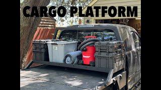 I Built a Cargo Platform on the Flatbed.