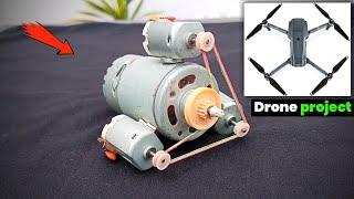 DC Motor Experiment | How to make Drone motor | Hacker JP | Drone making with DC Motor ?