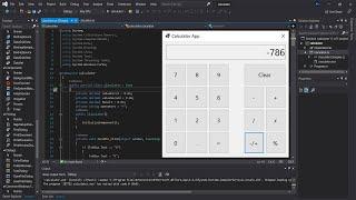 how to create a calculator app in visual studio c# | calculator in visual studio | c# calculator