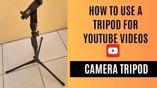 HOW  TO USE A TRIPOD CAMERA STAND. For your You Tube Videos. (UNBOXED)@calabash-green @bluesky2019