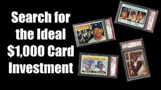 Search for the Ideal $1,000 Vintage Baseball Card Investment