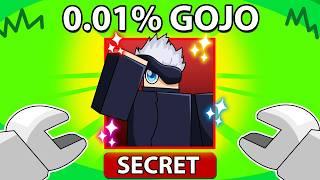 Unlocking 0.01% GOJO SECRET Unit in Anime Defenders