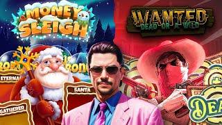 I GOT A MAX BET BONUS ON THE **NEW** MONEY SLEIGH! THEN WE DID A LITTLE WANTED! (BONUS BUYS)