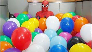 Spider Man Popping Balloons & Trick Shots Compilation! (Full Episode)