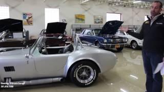 66 Shelby Cobra for sale with test drive, driving sounds, and walk through video