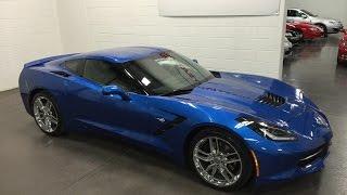 2015 Corvette Stingray Z51 8 Spd Auto Laguna Blue SOLD Munro Motors