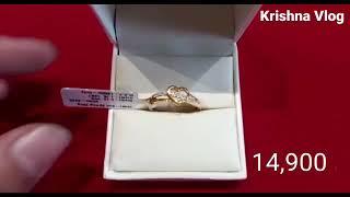 Kisna real diamond ladies ring// Gold ring with price//Diamond rings//Real diamond//Krishna Vlog