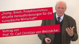 Vortrag „Trump, Brexit, Protektionismus: aktuelle Herausforderungen für die europäische Wirtschaft“