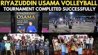 Gulbarga: Riyazuddin Usama Volleyball Tournament successfully concluded