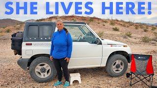 Woman Lives Solo Full-Time in a Small SUV! (Full Tour)