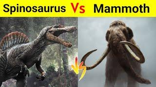 SPINOSAURUS vs MAMMOTH | कौन सा Prehistoric Monster से सबसे शक्तिशाली 