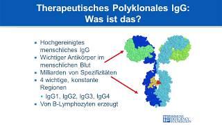 Übersicht der IG-Therapien und der entsprechenden Krankheitsbilder