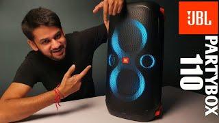 JBL PartyBox 110 Unboxing & Review | 12 Hour Battery | 160Watt RMS | IPX4 | Bass Booster