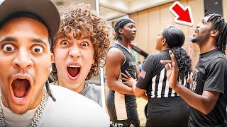 D'AYDRIAN ALMOST FOUGHT AN AAU PLAYER DURING THIS HEATED GAME!