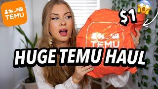 HUGE TEMU HAUL + REVIEW | IS TEMU WORTH IT..?